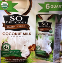 Coconut Milk Unsweetened Dairy Free 6/32 oz Org